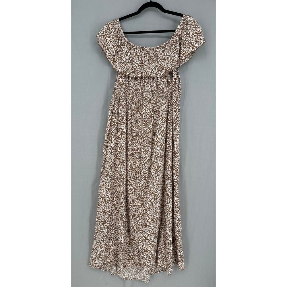 Old Navy Brown Floral Maxi Dress - Picture 3 of 9